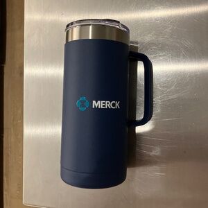 Official Merck travel mug